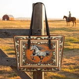 Westavelle Amber Gallop Leather Tote Bag