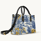 Westavelle Toile Sunflower Prairie Leather Bag