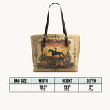 Westavelle Desert Bloom Ride Leather Tote Bag
