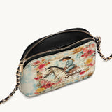 Westavelle Personalized Wild Grace Leather Crossbody Bag