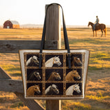 Westavelle Horse Gallery Grace Leather Tote Bag