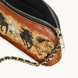 Westavelle Galloping Horse Legacy Leather Crossbody Bag