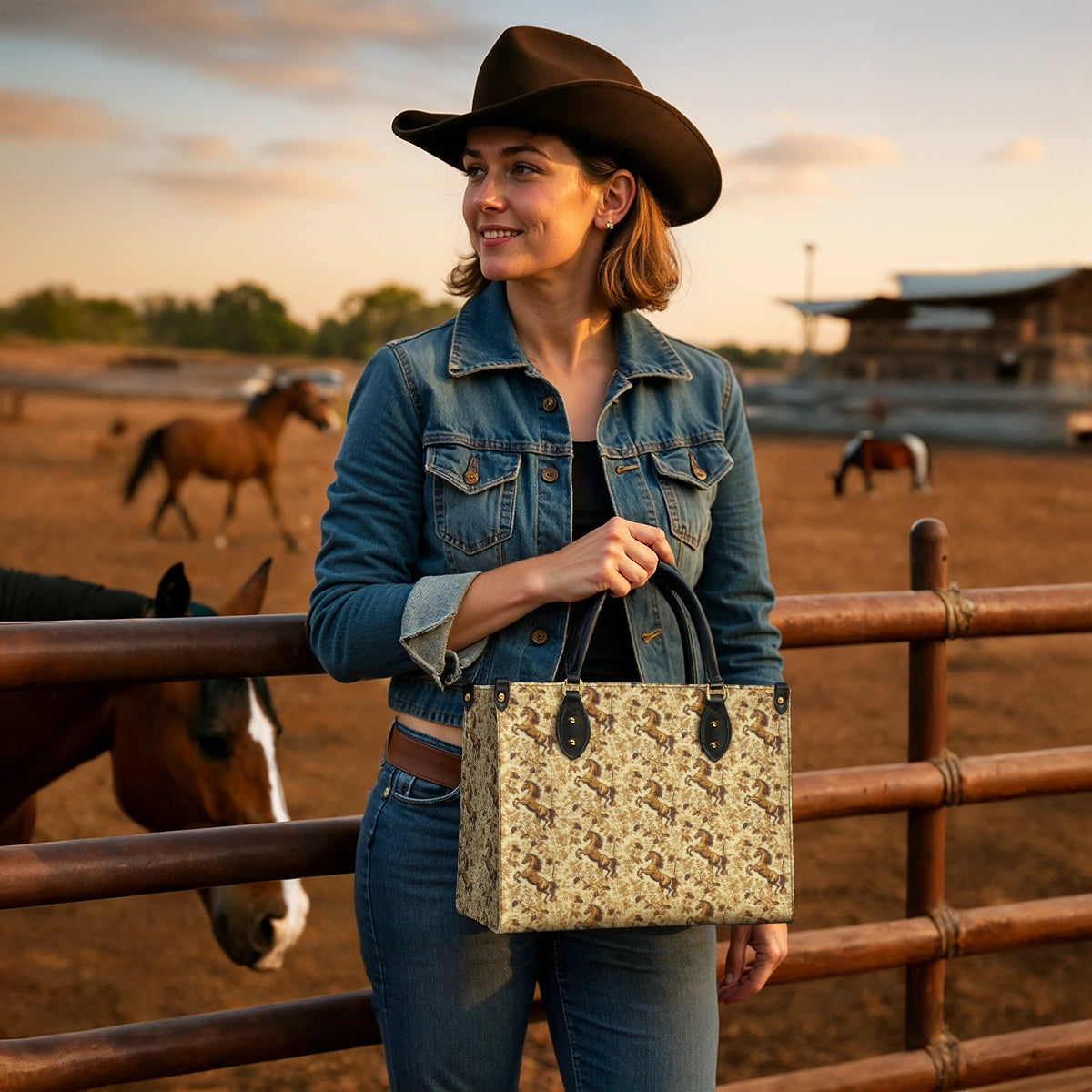 Westavelle Bronze Meadow Leather Bag