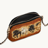 Westavelle Galloping Horse Legacy Leather Crossbody Bag