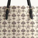Westavelle Cowboy Toile Leather Tote Bag