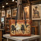 Westavelle Galloping Horse Legacy Leather Tote Bag