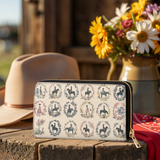 Westavelle Wildflower Waltz Leather Wallet Purse