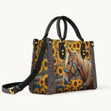 Westavelle Golden Horse & Sun Leather Bag