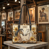 Westavelle Golden Horse Harmony Leather Tote Bag