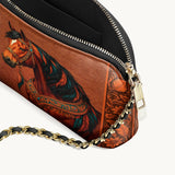 Westavelle Regal Horse Bloom Leather Crossbody Bag