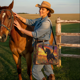 Westavelle Wildfire Run Leather Bag