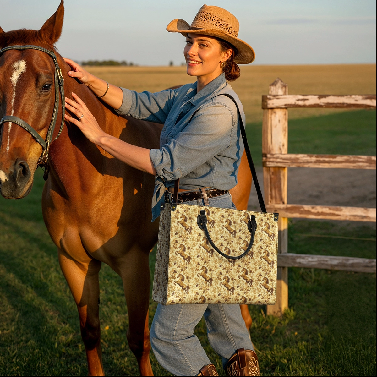 Westavelle Bronze Meadow Leather Bag