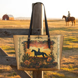 Westavelle Desert Bloom Ride Leather Tote Bag