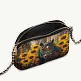 Westavelle Sunflower Horseheart Leather Crossbody Bag