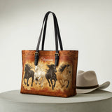 Westavelle Galloping Horse Legacy Leather Tote Bag