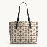 Westavelle Cowboy Toile Leather Tote Bag