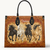 Westavelle Personalized Galloping Horse Legacy Leather Bag