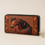 Westavelle Regal Horse Bloom Leather Wallet Purse