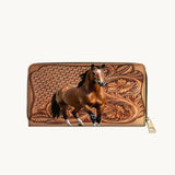 Westavelle Horse Legacy Leather Wallet Purse