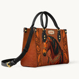 Westavelle Personalized Regal Horse Bloom Leather Bag