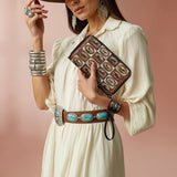 Westavelle Twilight Mustang Leather Wallet Purse