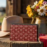 Westavelle Rodeo Rouge Leather Wallet Purse