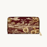 Westavelle Rustic Bloom Leather Wallet Purse