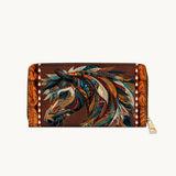 Westavelle Tribal Horse Majesty Leather Wallet Purse