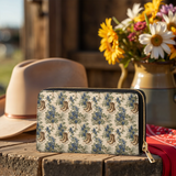 Westavelle Texan Bloom Leather Wallet Purse