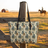 Westavelle Texan Bloom Leather Tote Bag