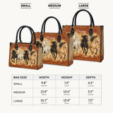 Westavelle Personalized Galloping Horse Legacy Leather Bag