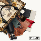 Westavelle Personalized Golden Horse Harmony Leather Bag