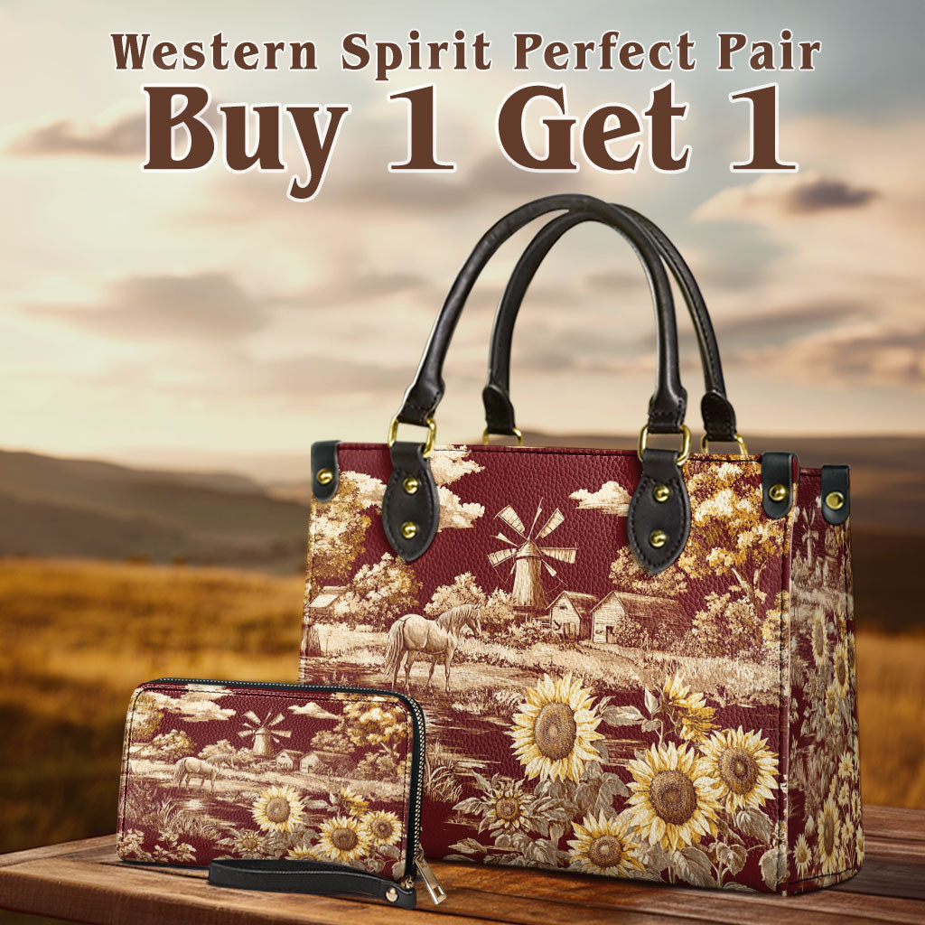 Westavelle Rustic Bloom Leather Bag