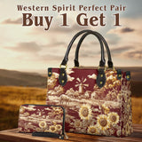 Westavelle Rustic Bloom Leather Bag