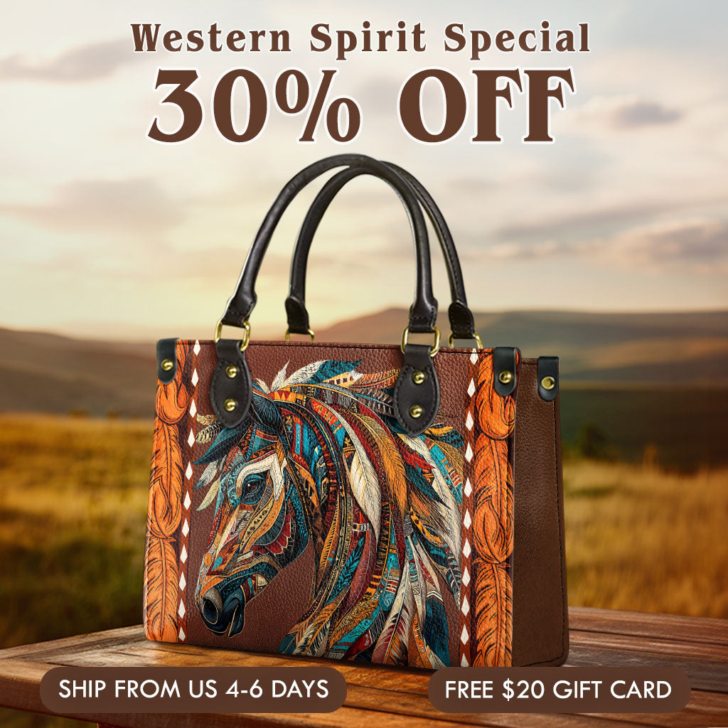 Westavelle Tribal Horse Majesty Leather Bag